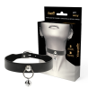 Coquette Chic Desire - Collier Cuir Vegan Femme Accessoire Hochet/Cerceau